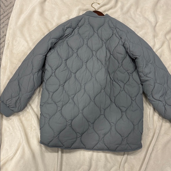 Zara Kids Oversized Quilted bomber Jacket -size 13/14 - Picture 3 of 9